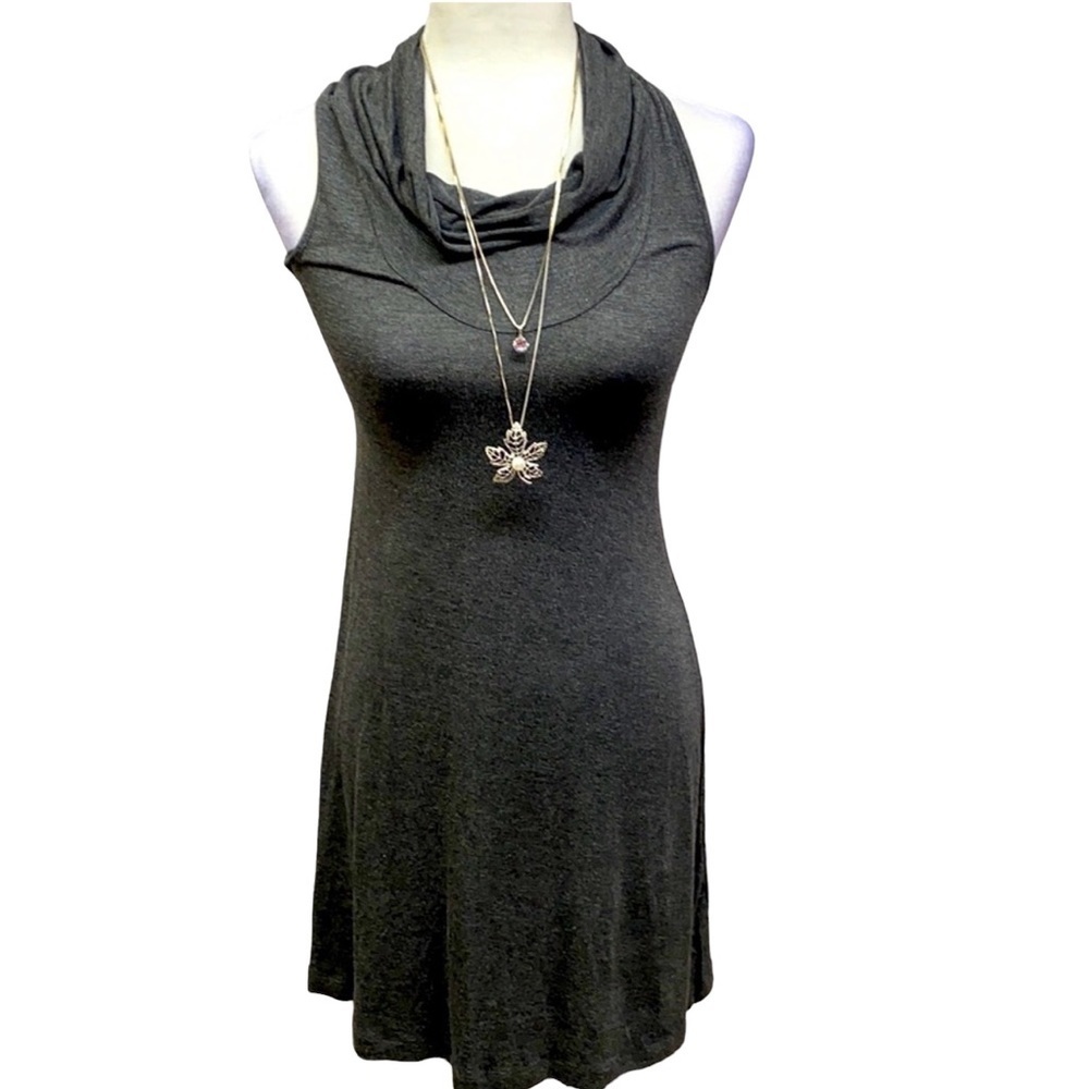 Tart Drape Neck Racer Back Knit Dress